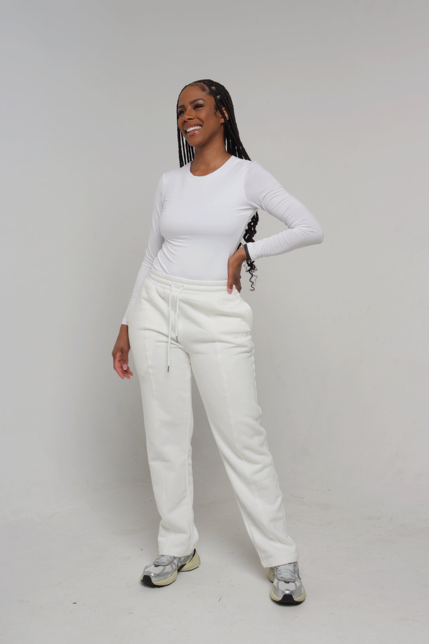 STRUCTURED FLEECE LINED PANT | SNOW