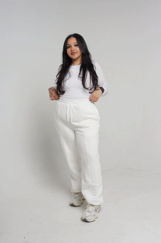STRUCTURED FLEECE LINED PANT | SNOW