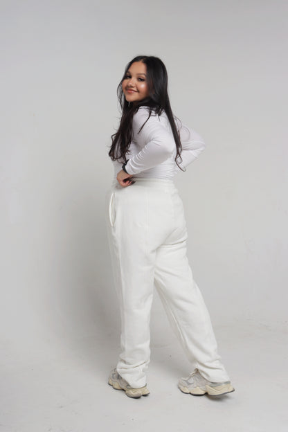 STRUCTURED FLEECE LINED PANT | SNOW